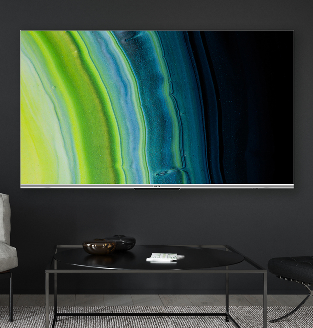 Televizor METZ LED 65MUD7000, 164 cm, Smart Google TV, 4K Ultra HD, Clasa F (Brand German)