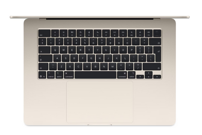MacBook Air 15.3" Retina/Apple M4 (CPU 10- core, GPU 10- core, Neural Engine 16- core)/24GB/512GB - starlight - INT KB (2025)