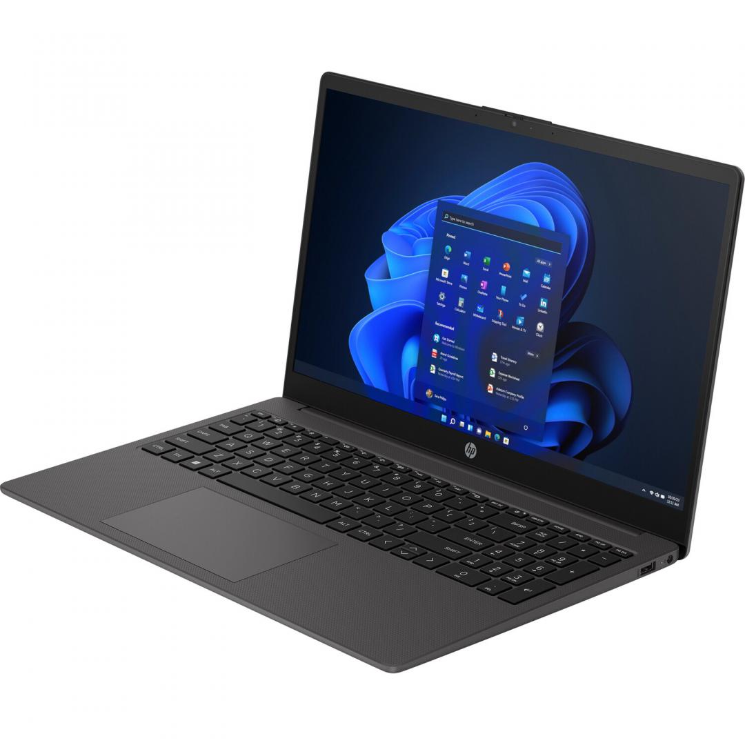 Laptop HP 250 G10 cu procesor Intel Core i5-1335U 10-Core (1.3GHz, up to 4.6GHz, 12MB), 15.6 inch FHD, 16GB DDR4, SSD 512GB PCIe NVMe, Intel UHD Graphics, Windows 11 PRO Educational 64bit, Dark Ash Silver, 1yw