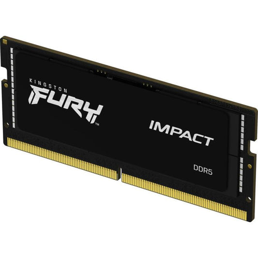 Memorie RAM notebook Kingston, SODIMM, DDR5, 16GB, 5600MHz, CL40, 1.1V, Fury
