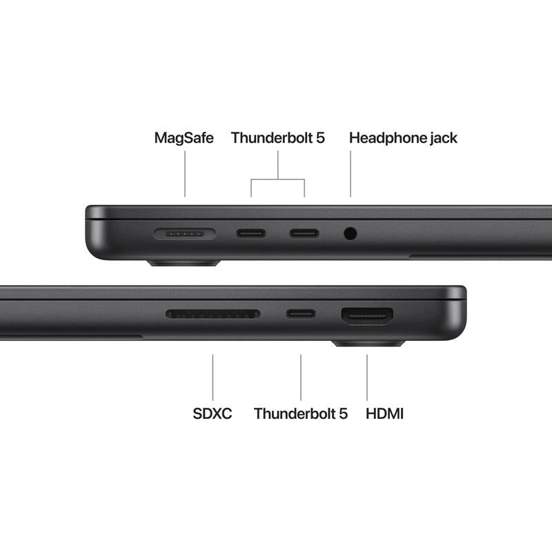 MacBook Pro 14.2"/Apple M4 Pro (CPU 14-core, GPU 20-core, Neural Engine 16-core)/48GB/1TB - Space Black - INT KB (cto from MX2Y3RO/A)