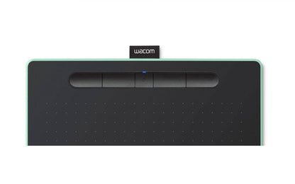 Tableta grafica Intuos M Black, cu Bluetooth, dimensiune 264x200x8.8mm, suprafata activa 216x135mm, rezolutie 2540 lpi, nivele de presiune 4096, fara multi touch, compatibilitate Windows 7, macOS X 10.11, Android 6, Chrome OS 87 sau variante mai noi