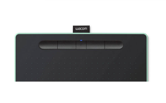 Tableta grafica Intuos M Black, cu Bluetooth, dimensiune 264x200x8.8mm, suprafata activa 216x135mm, rezolutie 2540 lpi, nivele de presiune 4096, fara multi touch, compatibilitate Windows 7, macOS X 10.11, Android 6, Chrome OS 87 sau variante mai noi