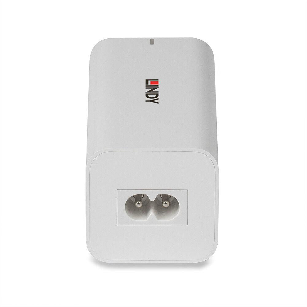 Incarcator Lindy USB Type-A & C, intrare EC-C7 Female , iesire 2 x USB Type C (Female), 2 x USB Type A (Female)putere iesire 100-240V~50/60Hz 1.5A 100w Max, material plastic, voltaj iesire ±5%, PD 3.0, negru