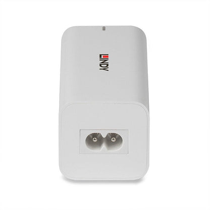 Incarcator Lindy USB Type-A & C, intrare EC-C7 Female , iesire 2 x USB Type C (Female), 2 x USB Type A (Female)putere iesire 100-240V~50/60Hz 1.5A 100w Max, material plastic, voltaj iesire ±5%, PD 3.0, negru
