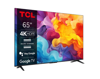 Televizor TCL LED 65V6B, 164 cm, Smart Google TV, 4K Ultra HD, Clasa E